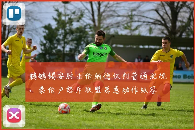 鹈鹕锡安肘击伦纳德仅判普通犯规，泰伦卢怒斥联盟恶意动作纵容